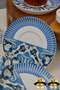 Azur 6 Piece Porcelain Tea Plate Set