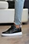 Achilles Model Genuine Leather Men's Black Casual Shoes - 5