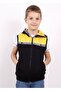 Boy's Striped Hooded Vest