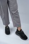 Women's Stone Lacing Detailed High Sole Walking Shoes - 8