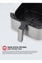 Digital Air Fryer  6 L 1500 W OMAF2346R Black and Silver - 4