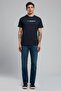 Ember Men's 100% Cotton O-Neck T-Shirt Navy Blue