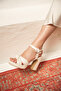 Dresia Pearl White Knot Detailed Bridal Shoes - 2