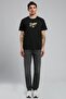 Orsino Men's 100% Cotton O-Neck T-Shirt Black