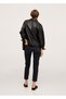Women's Black Denim Elastic Mom Jean - 6
