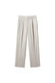 Straight Cut Linen Trousers - 2
