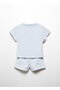 Sky Blue Baby Girl Pajama Bottoms 67016324 - 8