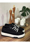 Women's Black Sneakers Casual Shoes - 3