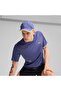 Runner Short Visor 5 Panel Cap Blue Crys