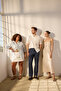 Lacivert %100 Keten Regular Fit Pantolon TMNSS24PL00018 - 5