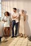 Lacivert %100 Keten Regular Fit Pantolon TMNSS24PL00018 - 4