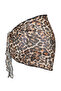 Leopar Desenli Örme Fırfırlı Plaj Mini Pareo TBESS24PR00013 - 6