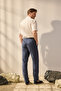 Lacivert %100 Keten Regular Fit Pantolon TMNSS24PL00018 - 6