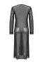 Siyah Örme Cut Out Detaylı Maxi Plaj Elbise TBESS25EL00116 - 6