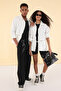 Unisex Regular fit Gabardin Mevsimlik Ceket TMNSS25CE00005