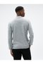 Half Turtleneck Sweater Knitwear Textured Slim Fit Long Sleeve - 4