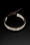Natural Stone Bracelet, Mother of Pearl and Hematite Stone Cylinder Bracelet, Men's Bracelet, Women's Bracelet - 4