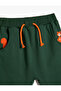 Sweatpants Pocket Tied Waist Cotton Applique Detailed - 3