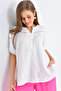 White Color Basic Blouse