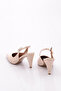Women's Heeled Shoes Beige Patent Leather 93821085 - 3