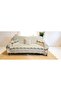 Purple Cross Stitched Sofa Bed Sofa Cover 350 X 180 Buldan Work 2 Throw Pillows with a Gift - 2