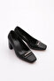 Women's Heeled Shoes Black 213122621 - 2