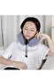 U-Shaped Travel Pillow, Breathable Pillowcase 26x26cm, for Sleep on Train or Plane - 5