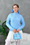 Women's Half Turtleneck Knitwear Sweater - 3