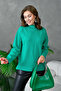 Women's Stand Collar Casual Knitwear Sweater - 5