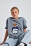 Teddy Bear Design Printed 100% Cotton Men's Oversize Kids T-Shirt