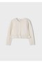 04-10 Years Old Girls Mayoral Beige Knitted Cardigan - Beige - 2