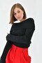 Women's Madonna Collar Slim Knitwear Sweater - 5
