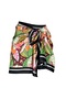 Coral Plum/Green Floral Pareo (Does Not Show through) 50*145 cm - 5