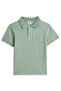 Victor & Jane Junior Boys' Polo T-Shirt Olive - 2