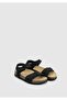 Black Boy's Flat Sandals - 2