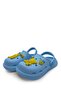 Comfortable Daily Children's Slippers Blue with Teddy Bear - 6