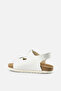 Last Metallic Baby Girl White Sandals - 3