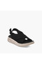 Textured Cross Strap Sandals with Buckle Closure - 2