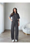 Short Shabby Basic Combed Bottom Top Set - 3