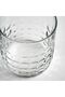 FRÖJDA Clear Glass 30 cl (4-Pack) 9 cm Tall, Elegant Faceted Design - 2
