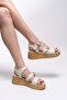 Mylreene Women's Sandals 0012260 Beige - 3