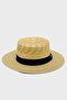 Unisex Multicolor Straw Hat Paloma Banded Gondola Boater - 2