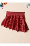 1-10 Years Old Angel Angel Wing Stone T-Shirt Shiny Lined Skirt Summer Daily Special Day Girl's Suit - 4