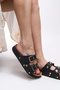 Vyllynor Women's Slippers 00121397110   Black - 5