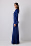 Button Detail Jacquard Dress - 3