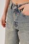 Washed High Waist Wide Leg Baggy Jeans - 5