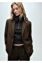 Straight Cut Blazer Jacket