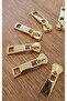 10 Pieces Gold Gold Color Quality Zipper Head T6 Mango Head - 3