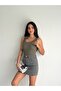 Halter Collar Flexible Trophy Camisole Fabric Tank Top - 2
