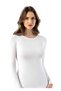 Women's 6-Pack Long Sleeve Round Neck Cotton Tank Top T-Shirt - 2